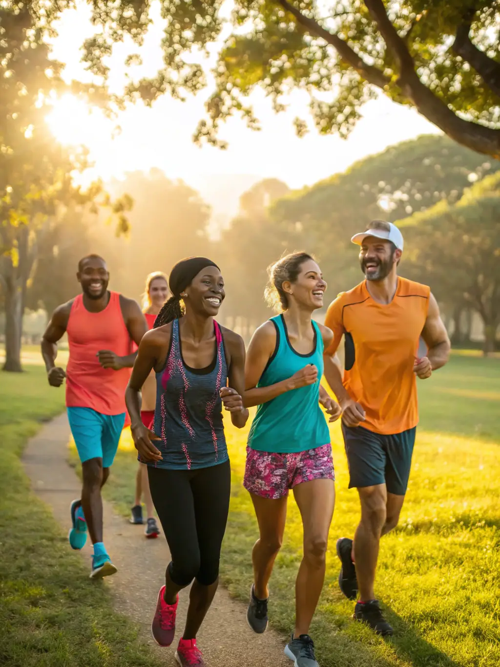A vibrant photograph capturing the excitement of a recent community sports day organized by MAGNY SPORTS LOISIRS, featuring participants of all ages competing in friendly games.